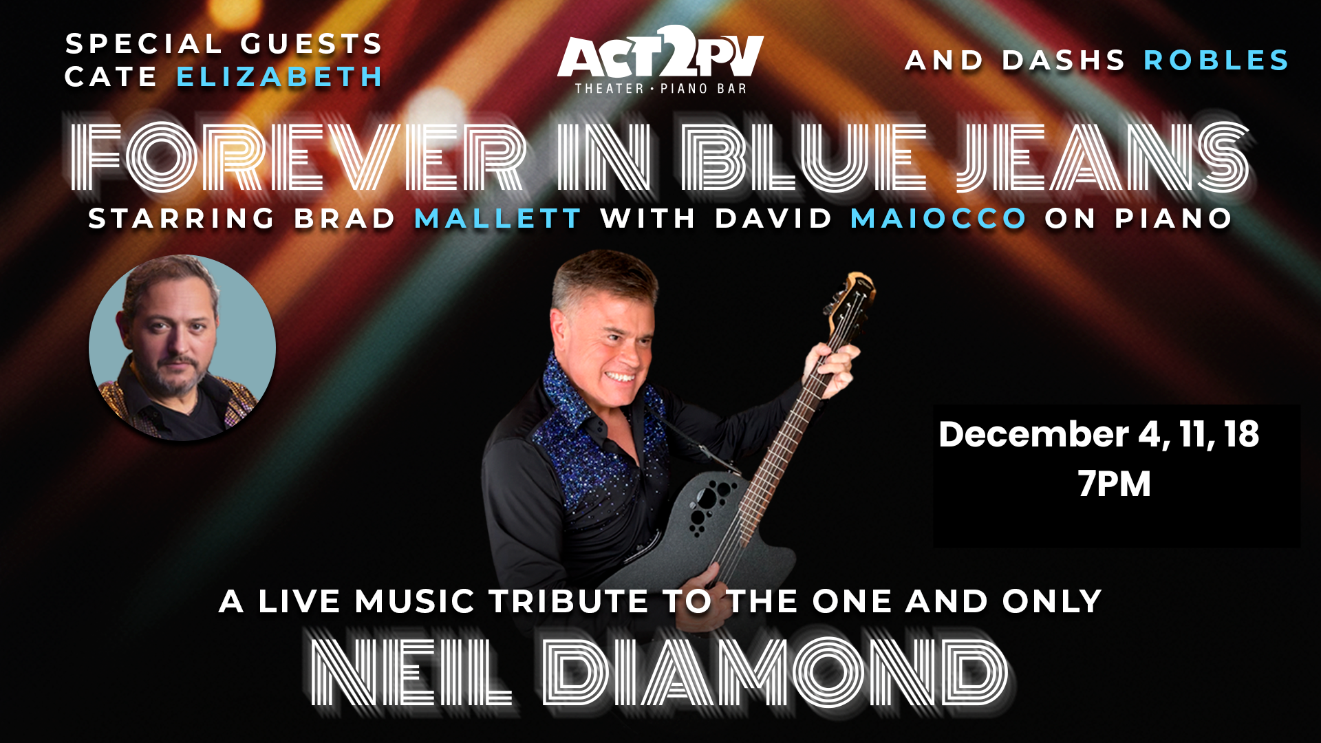 December 4, 11, 18 7PM